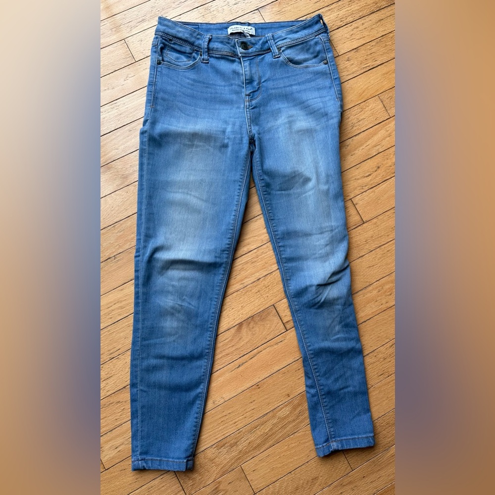 Celebrity Pink Light Blue Skinny Jeans